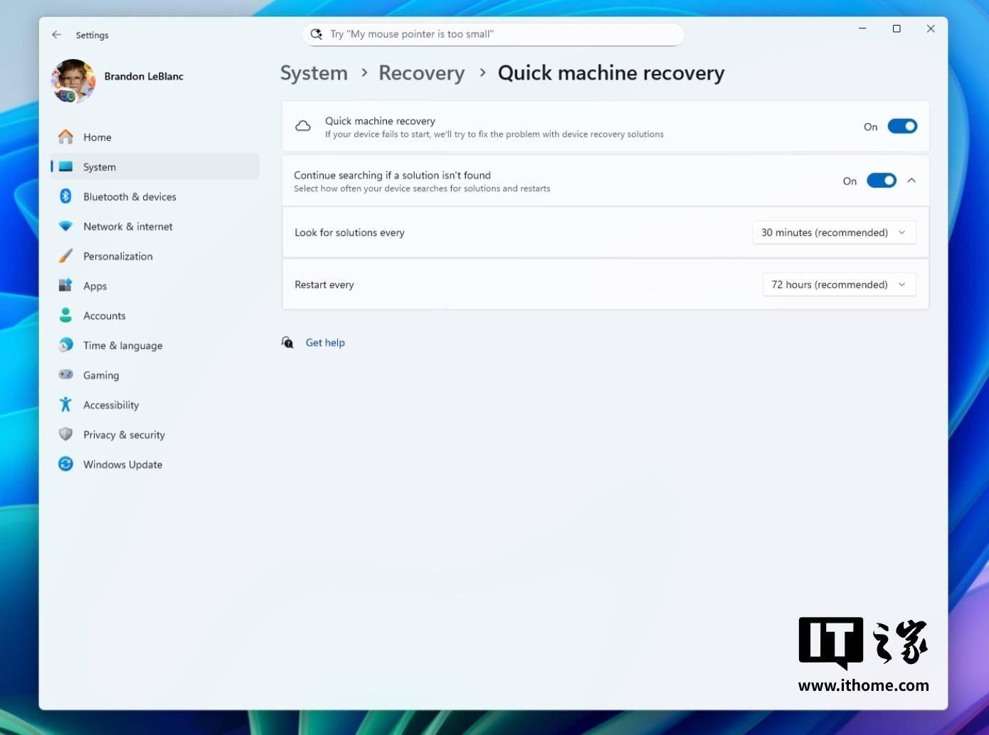 微软发布 Win11 Beta 26120.4230 预览版