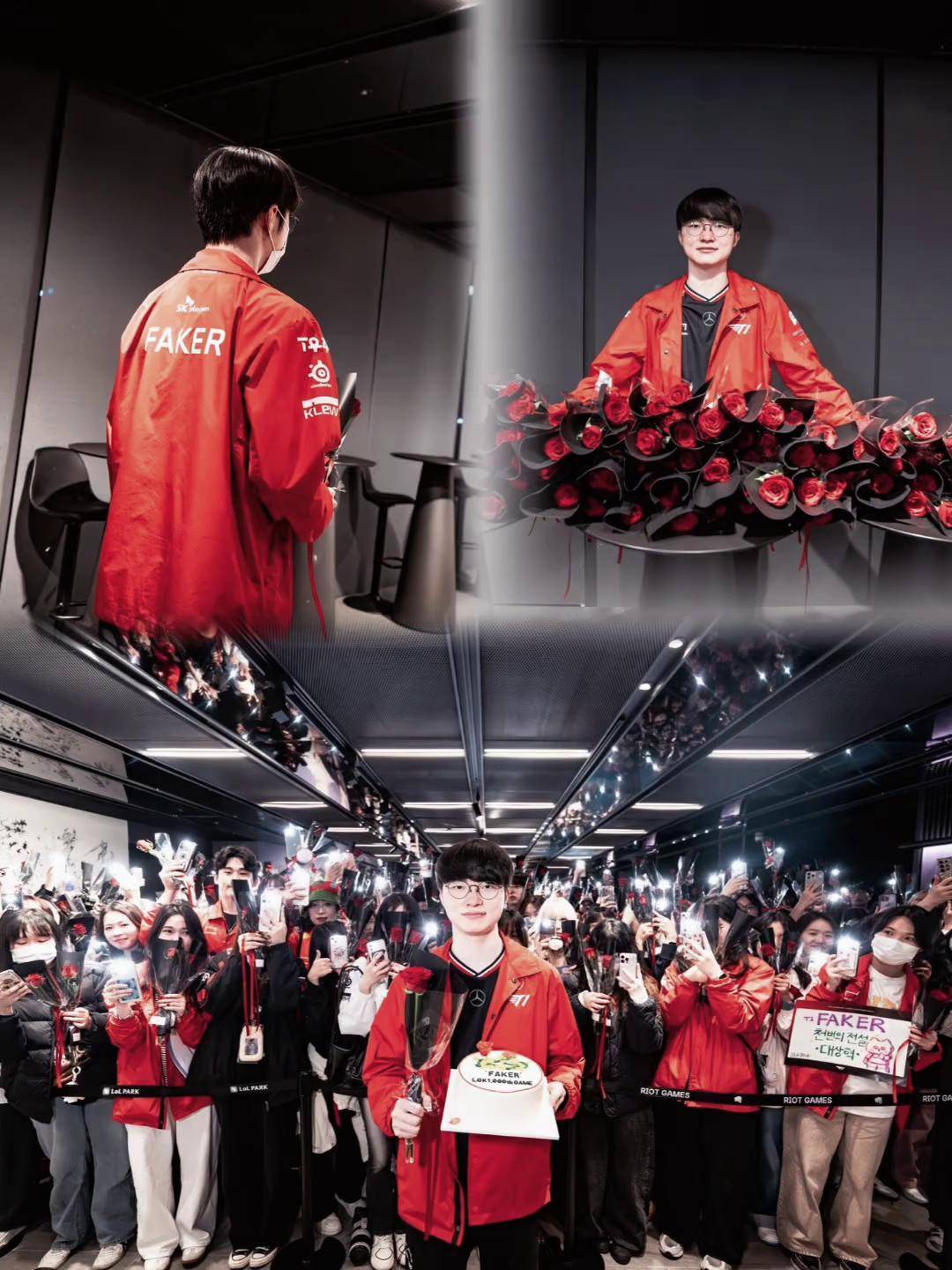 李相赫先生尊敬的五冠王联盟第一人生日快乐faker t1