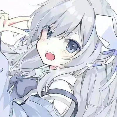 绝美蓝色系动漫女主角头像,朦胧美感令人陶醉