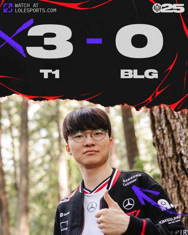 T1横扫BLG晋级MSI胜者组决赛，Faker瑞兹三杀统治战场