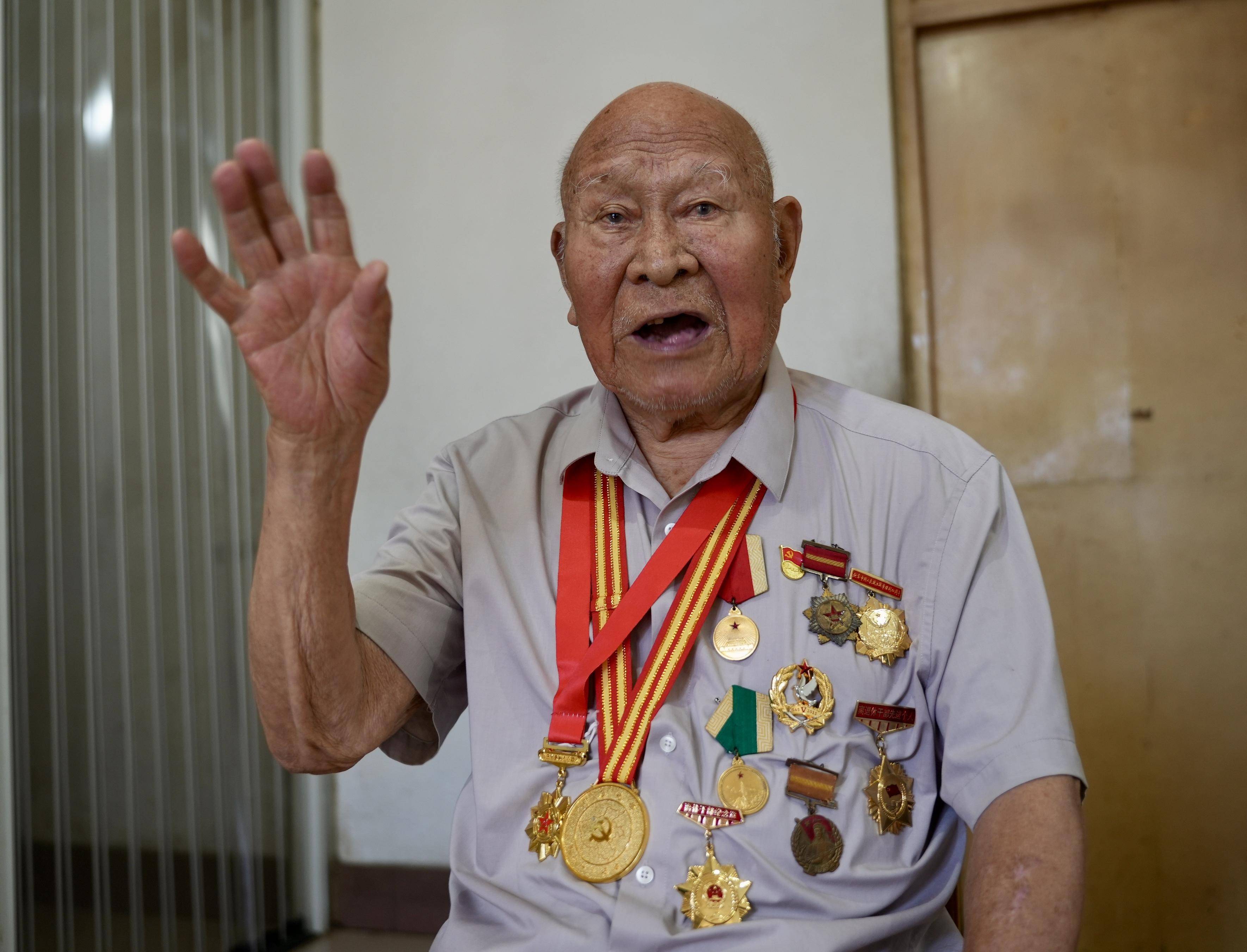 抗战老兵刘德山:号角吹起来,就要向前冲锋
