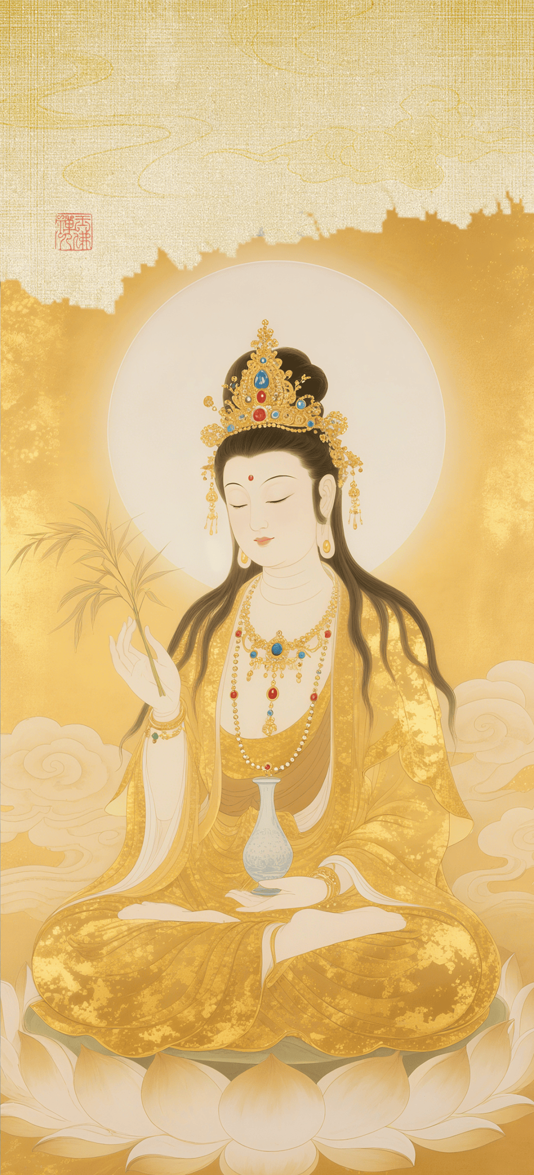 六月十九,恭制6张观音壁纸,愿见者欢喜!