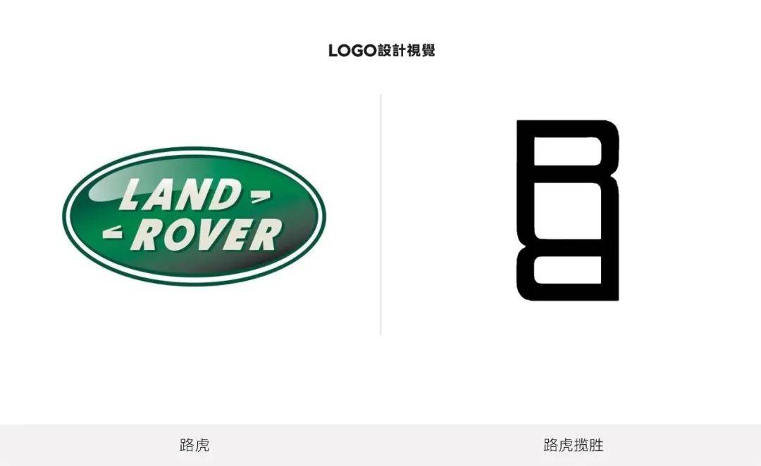 路虎揽胜新LOGO亮相。网友吐槽：像2B。还有人忍不住亲自画图示范...