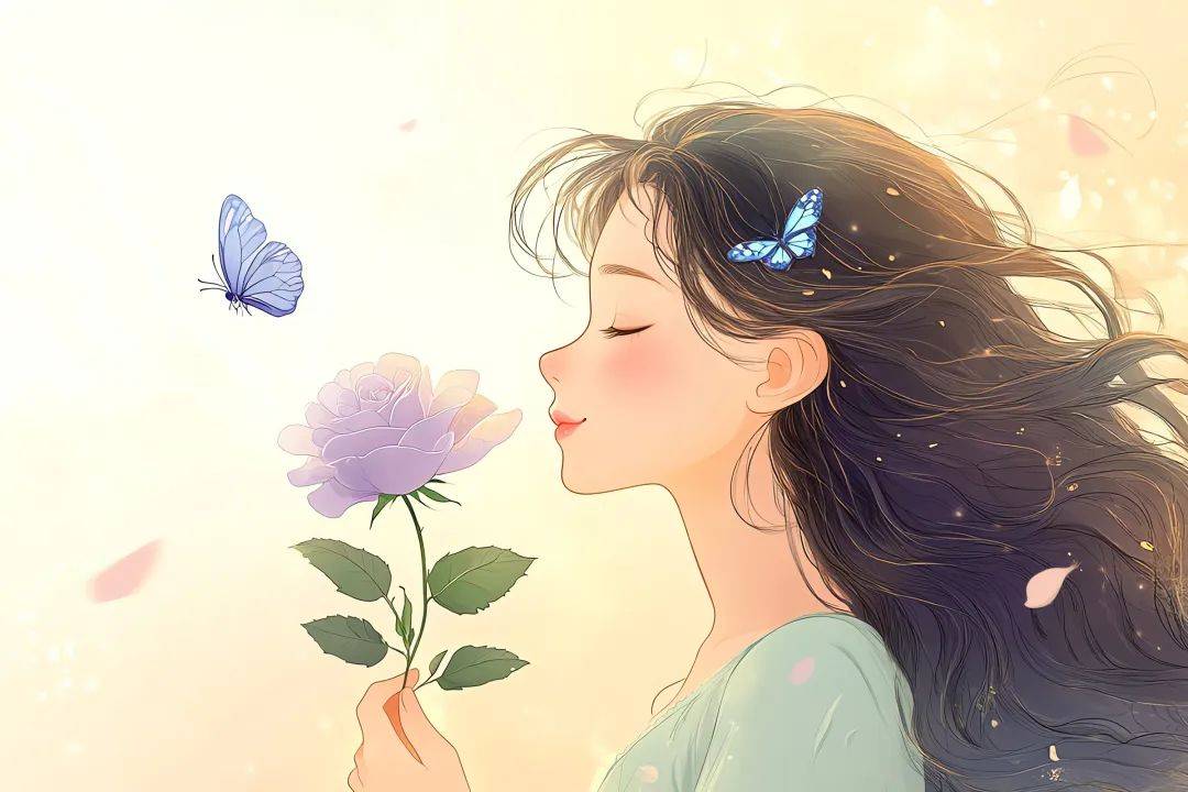 在其中读出了独一无二的诗行只要心中有美眼中自会有花编辑