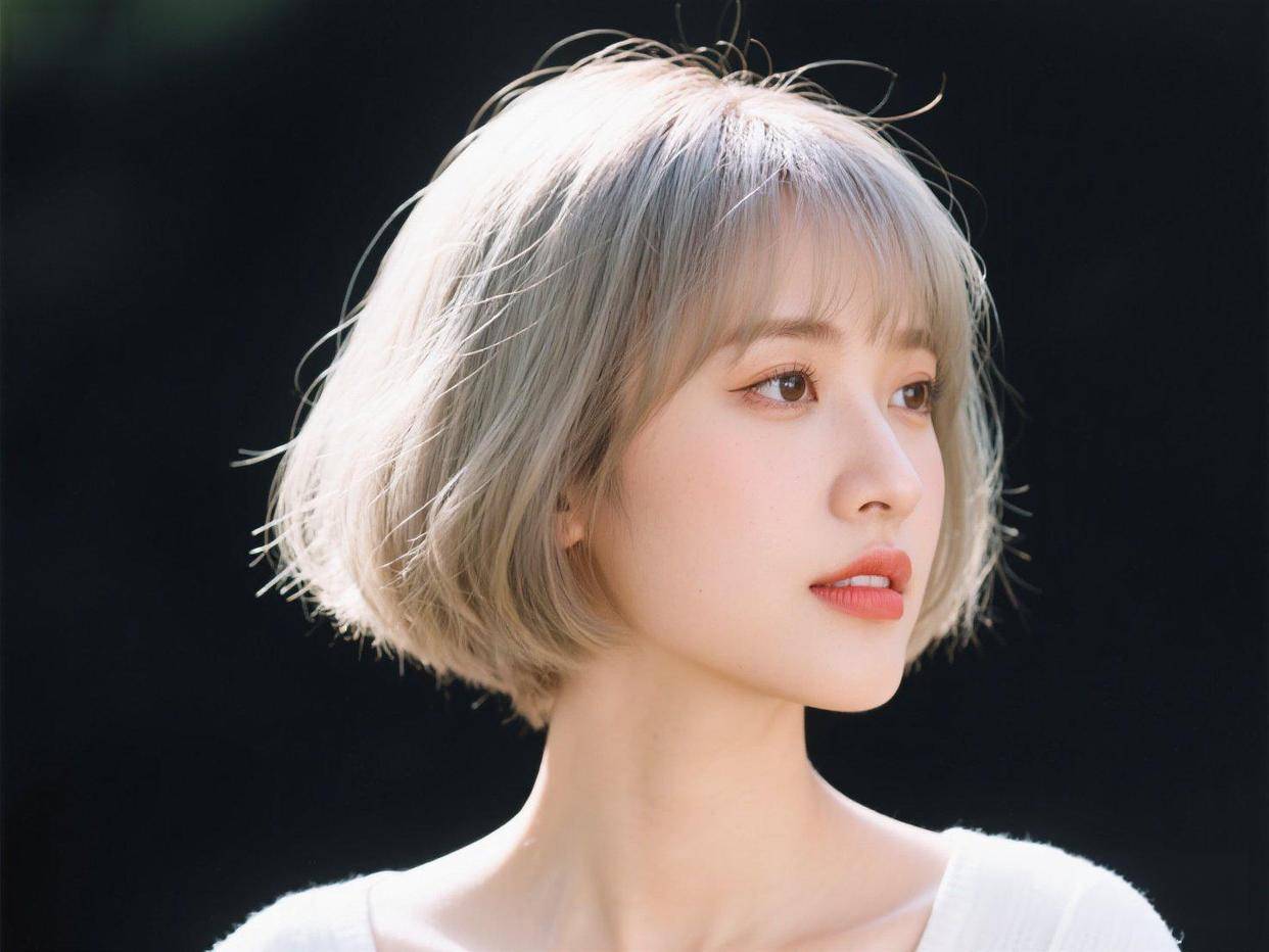 头发少女生必试绝美短发