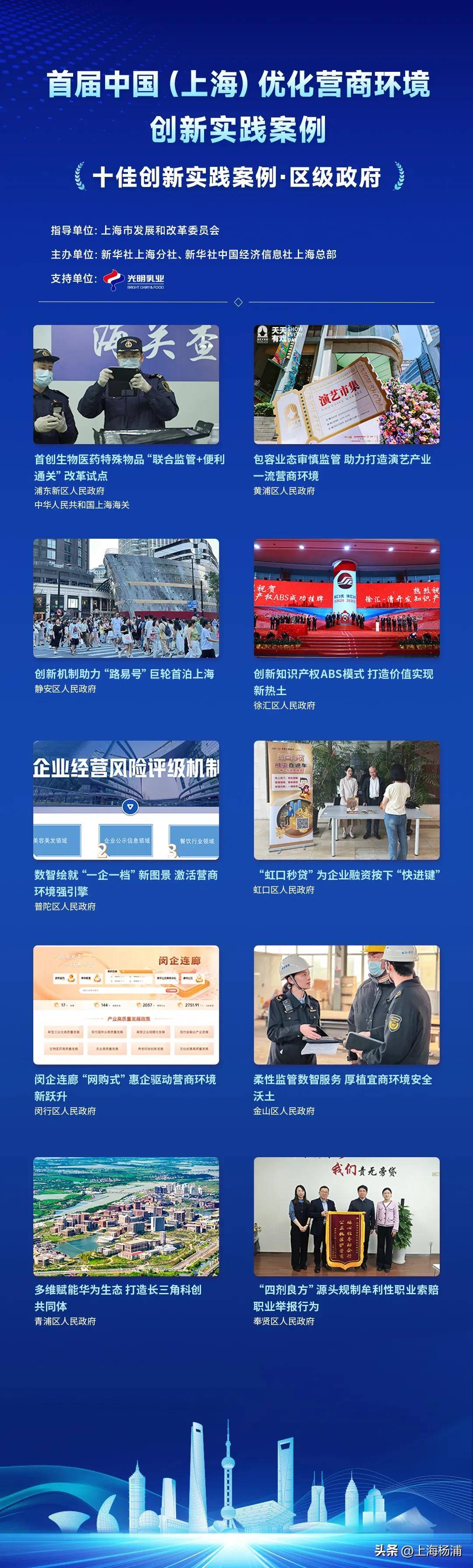 首届上海优化营商环境创新实践案例发布，杨浦这一案例入选！