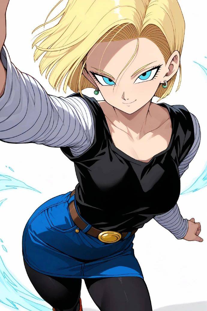 18号战斗状态,女神果然不一样