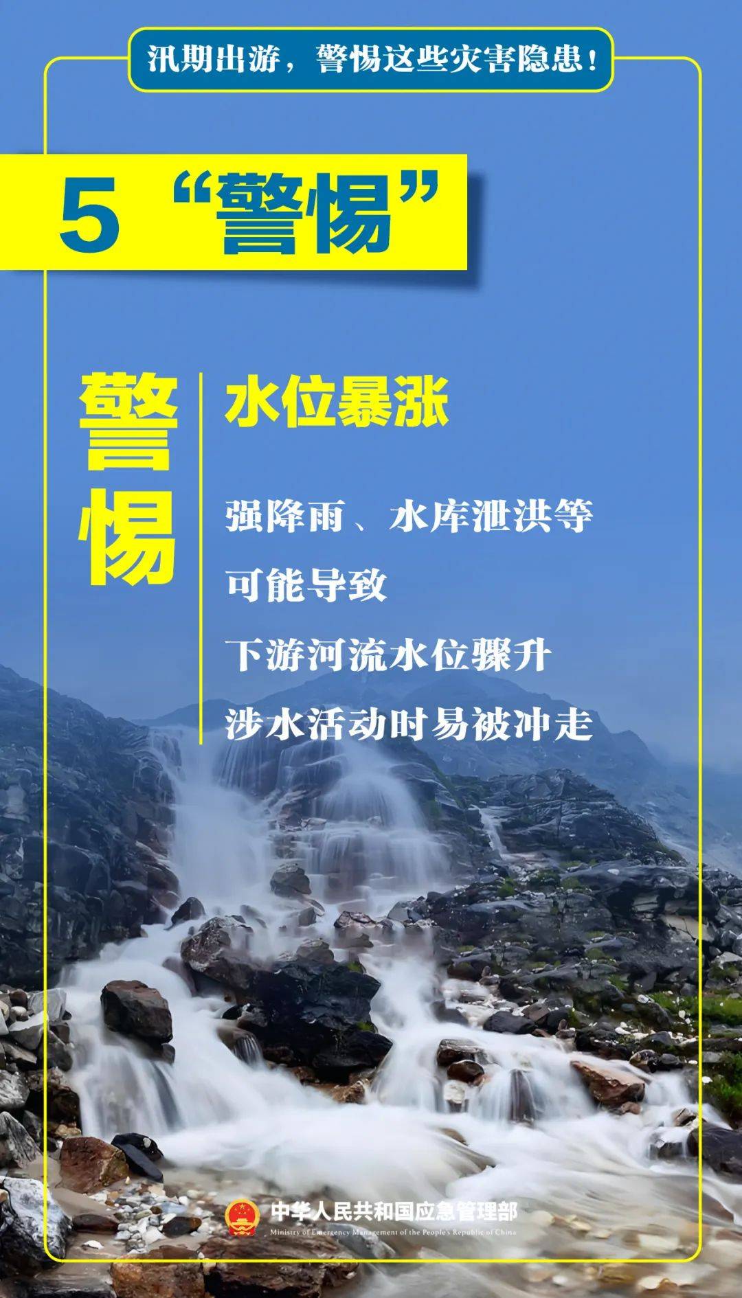 安全提示 ｜ 汛期出游，警惕这些灾害隐患！