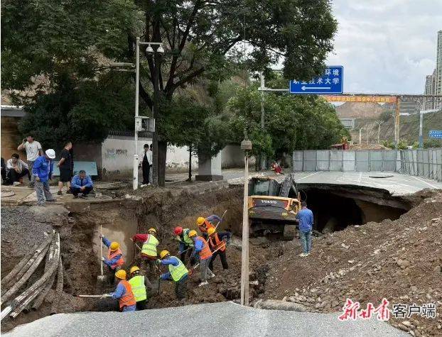 中国广电甘肃公司紧急抢修榆中山洪灾害冲毁国干网光缆复通