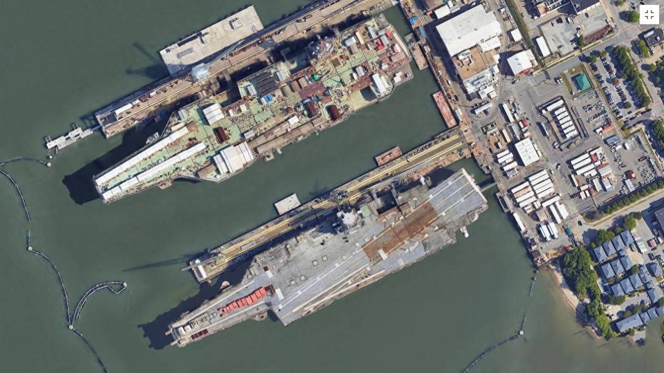 004航母卫星图曝光!它的战斗力究竟有多强悍?