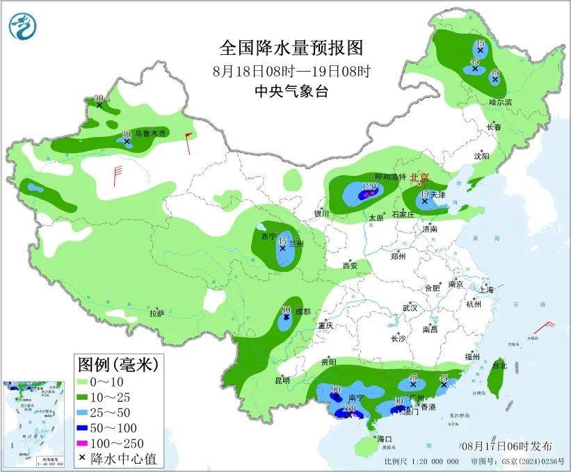【全国天气】西北华北内蒙古等地多降雨和对流天气黄淮江淮江南等地有持续性高温