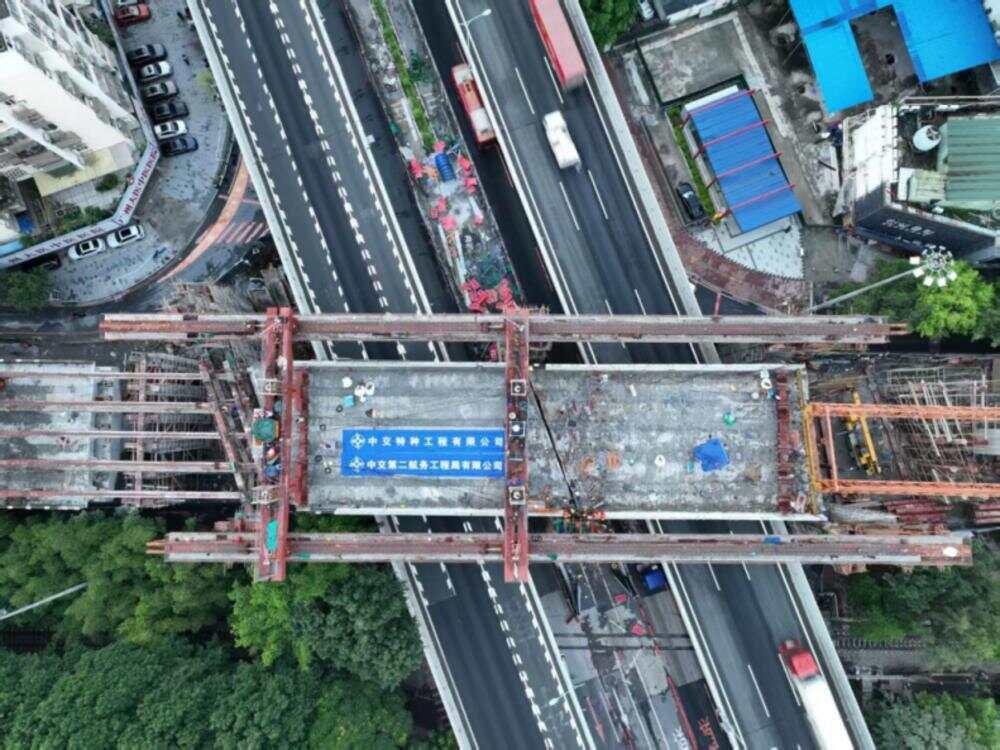 广州广园路下塘西路立交主桥将于8月31日晚开放试运行
