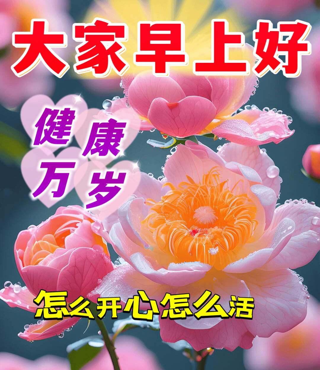 每天的太阳都是崭新的,切不可辜负了这美好的晨光.早安!