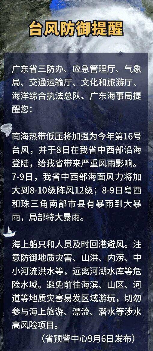 台风“塔巴”直扑广东！将迎严重风雨过程，广州全市预警生效，部分列车停运