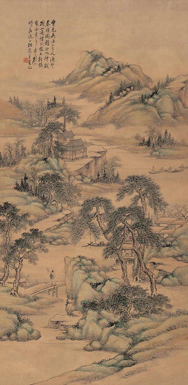 国画名家顾颐山水画作品赏析