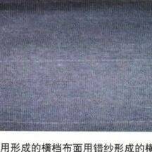 什么是叫织物横档?织物横档是怎么形成的?_布面_原料_混合