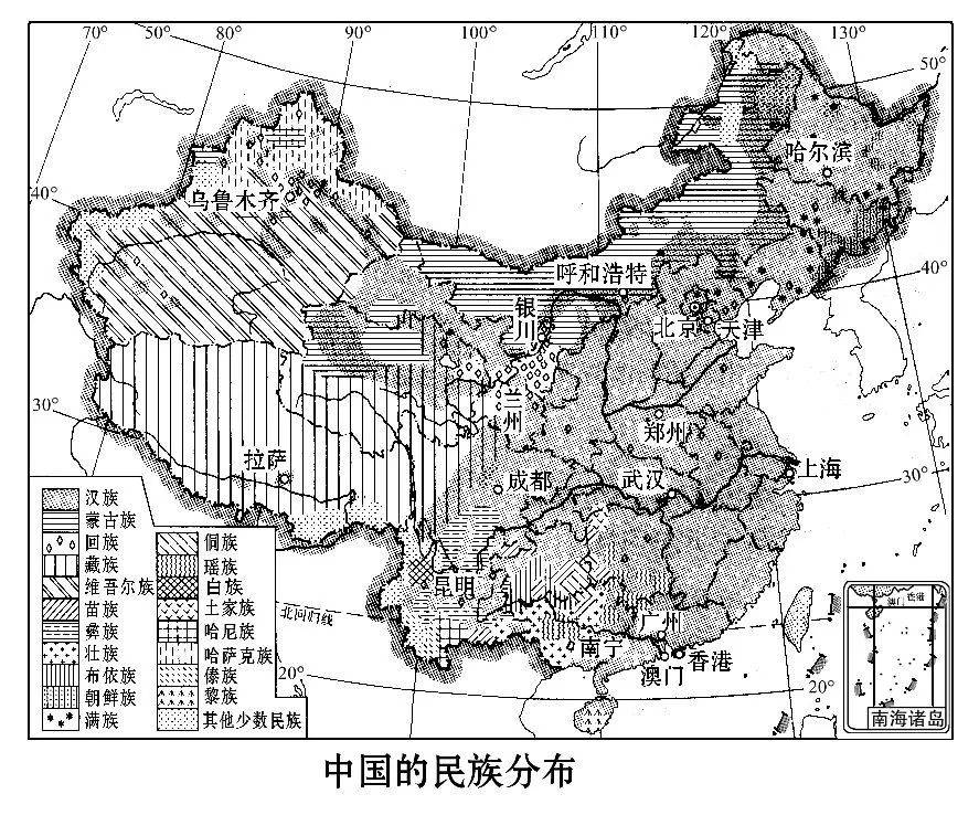 高考地理空白地图120张,收藏学习!