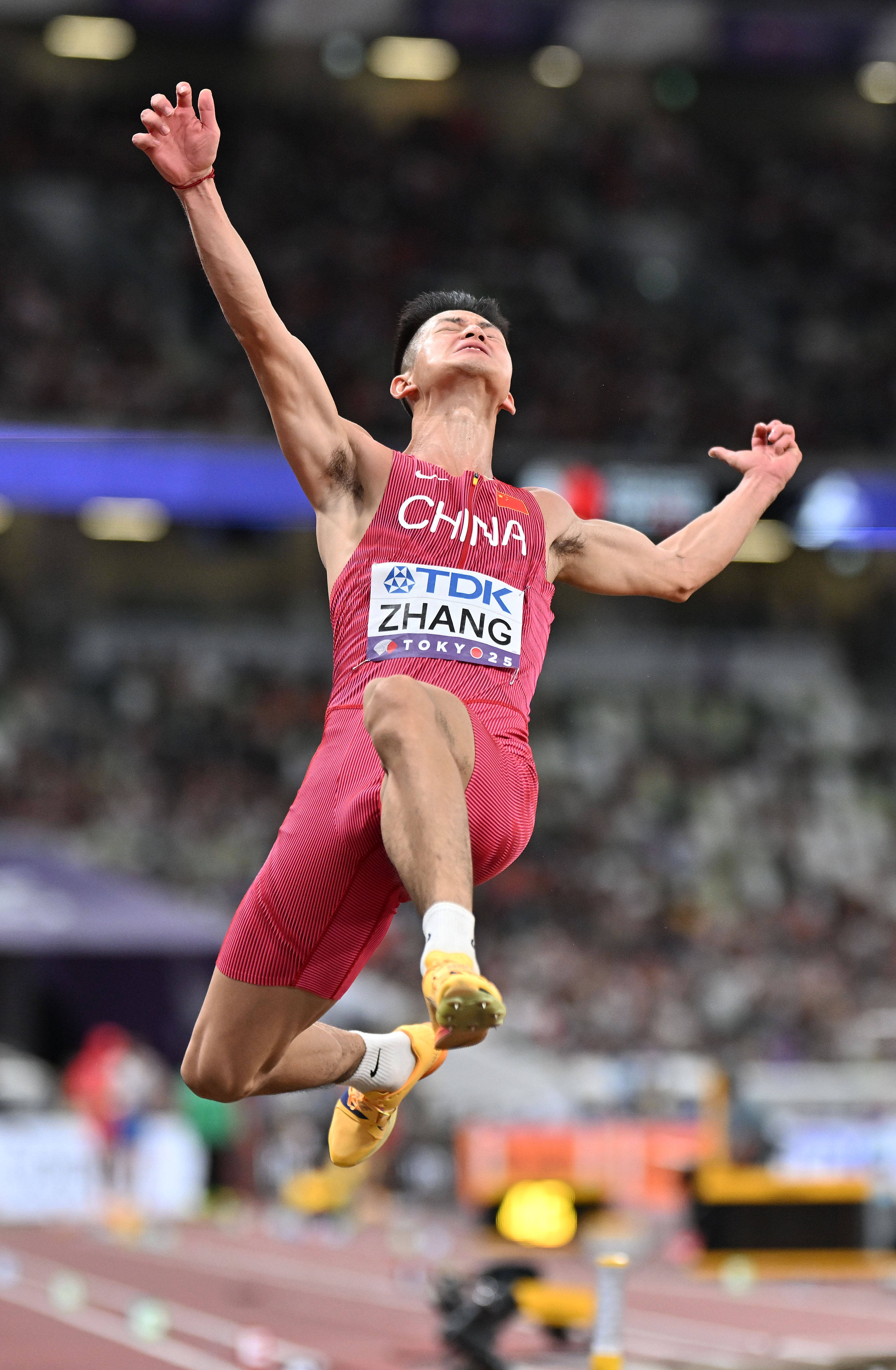 男子跳远资格赛赛况