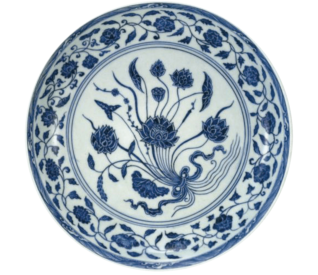 《看,国宝》:"青花束莲纹盘"与青花瓷的世界流行故事