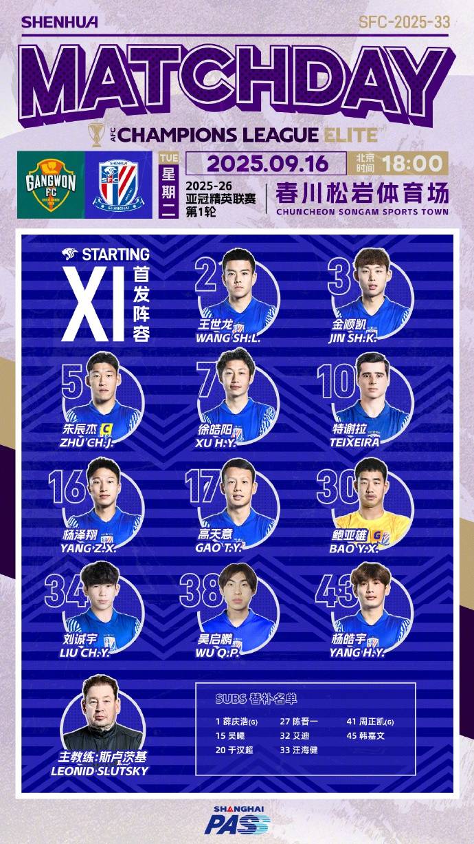9分钟内被进2球，上海申花1比2遭江原FC逆转，无缘新赛季亚冠开门红