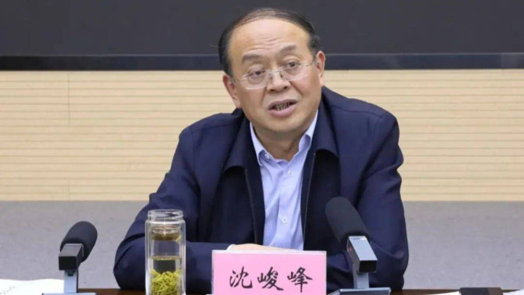 沈峻峰当选徐州市市长，今年6月由泰州调任代理市长