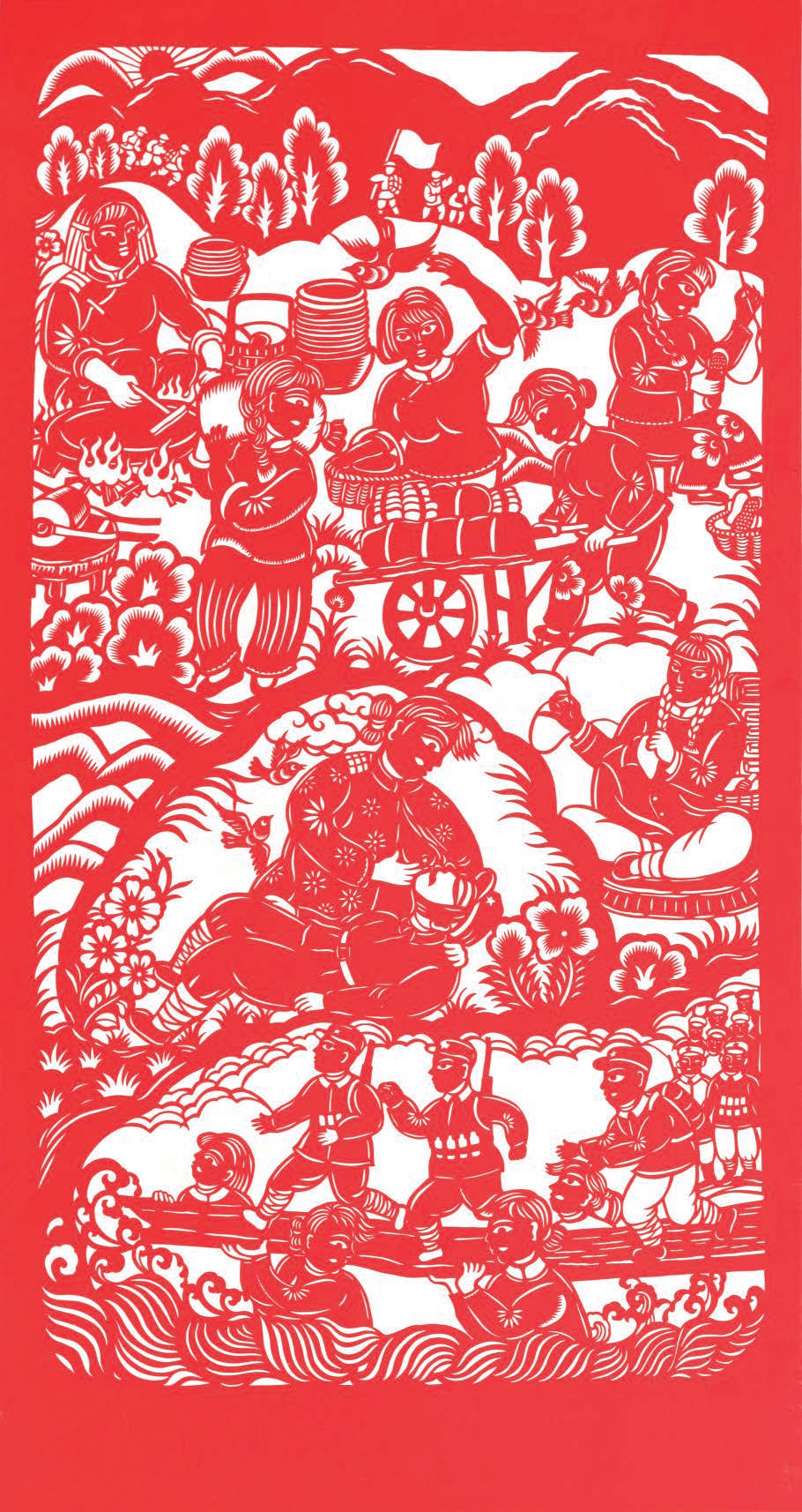 "匠心铸沂蒙"剪纸为魂,深情镌刻沂蒙精神的磅礴伟力