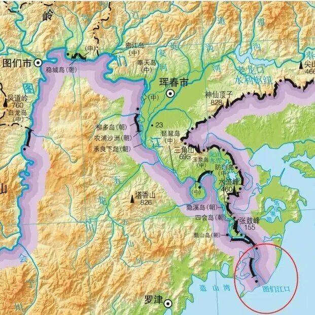 浅谈图们江口的通航价值及建设难度_港口_中国_水深