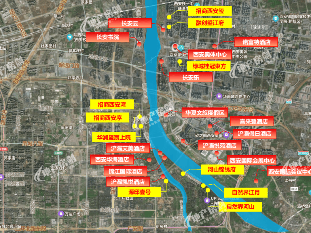 招商西安湾规划曝光!浐灞黄金三角洲豪宅区崛起!