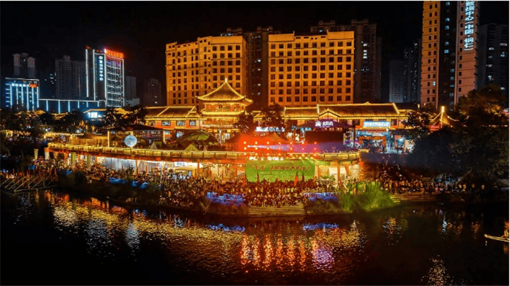 三江映月贺华诞 铜仁五显庙绘就双节文旅新图景