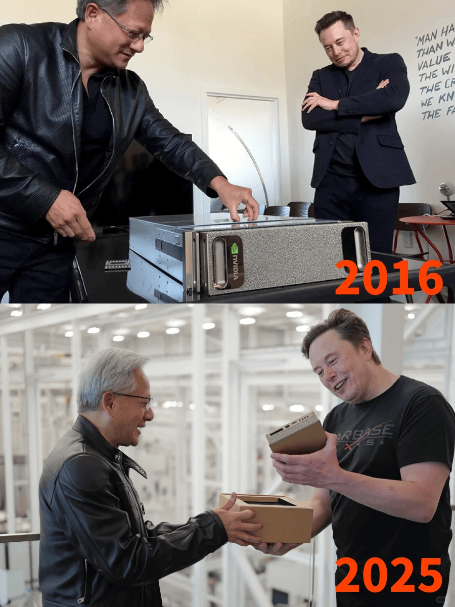 时隔 9 年，黄仁勋再次给马斯克送货上门，跳票大半年的 AI 个人超算终于来了
