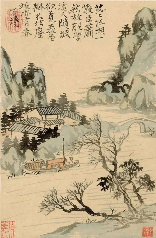 ▲石涛山水