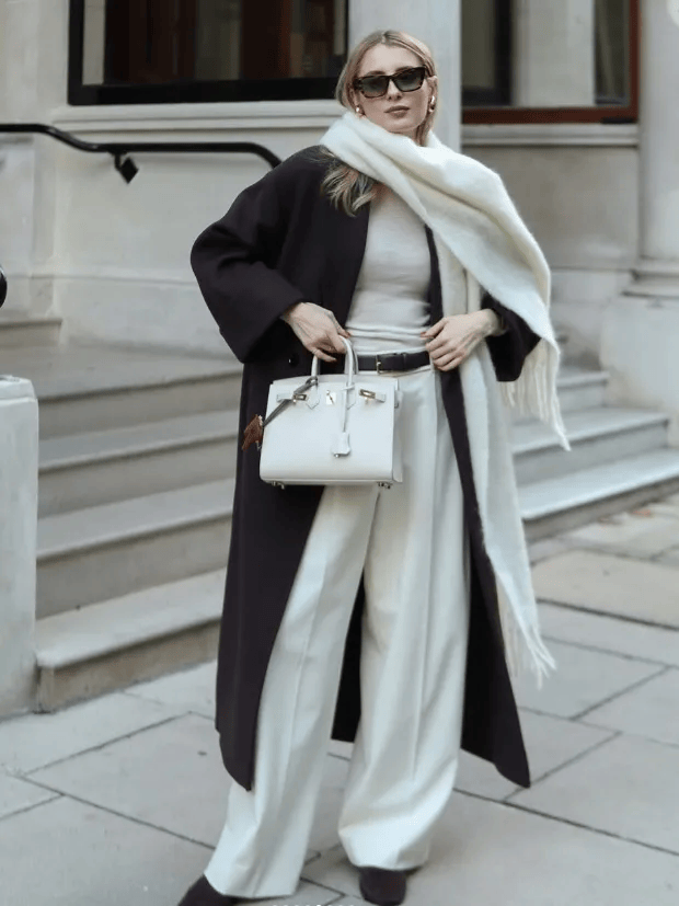 今年流行 “ 双面大衣+阔腿裤 ”轻松穿出冬天高级感！！