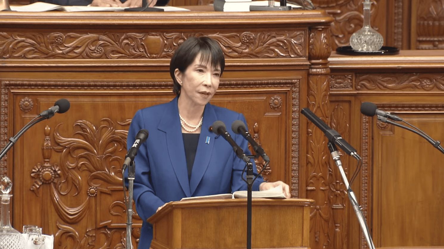 日本首相高市早苗发表施政演说 将推进政治改革 日本首相高市早苗发表施政演说 将推进政治改革