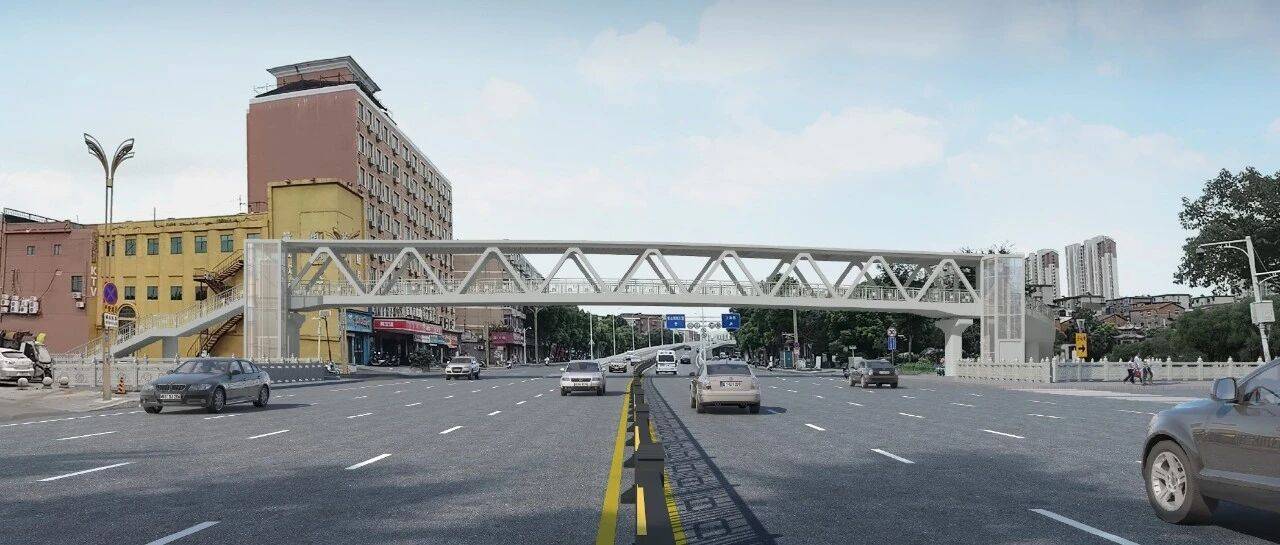 南昌又诞生1座天桥！效果图公布！_解放西路_文章_建设