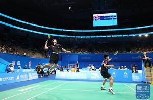 全运会｜王昶/谢浩南晋级羽毛球男双决赛_浙江队_何济霆_欧烜屹