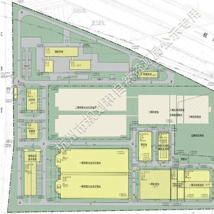 瓜沥水厂工程一期建设方案公示_杭州市_规划_相关