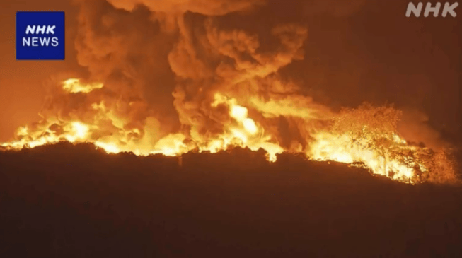 日本塑料再生工厂突发火灾现场失控，紧急情况全网关注