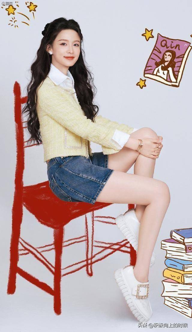 李沁|超短牛仔热裤