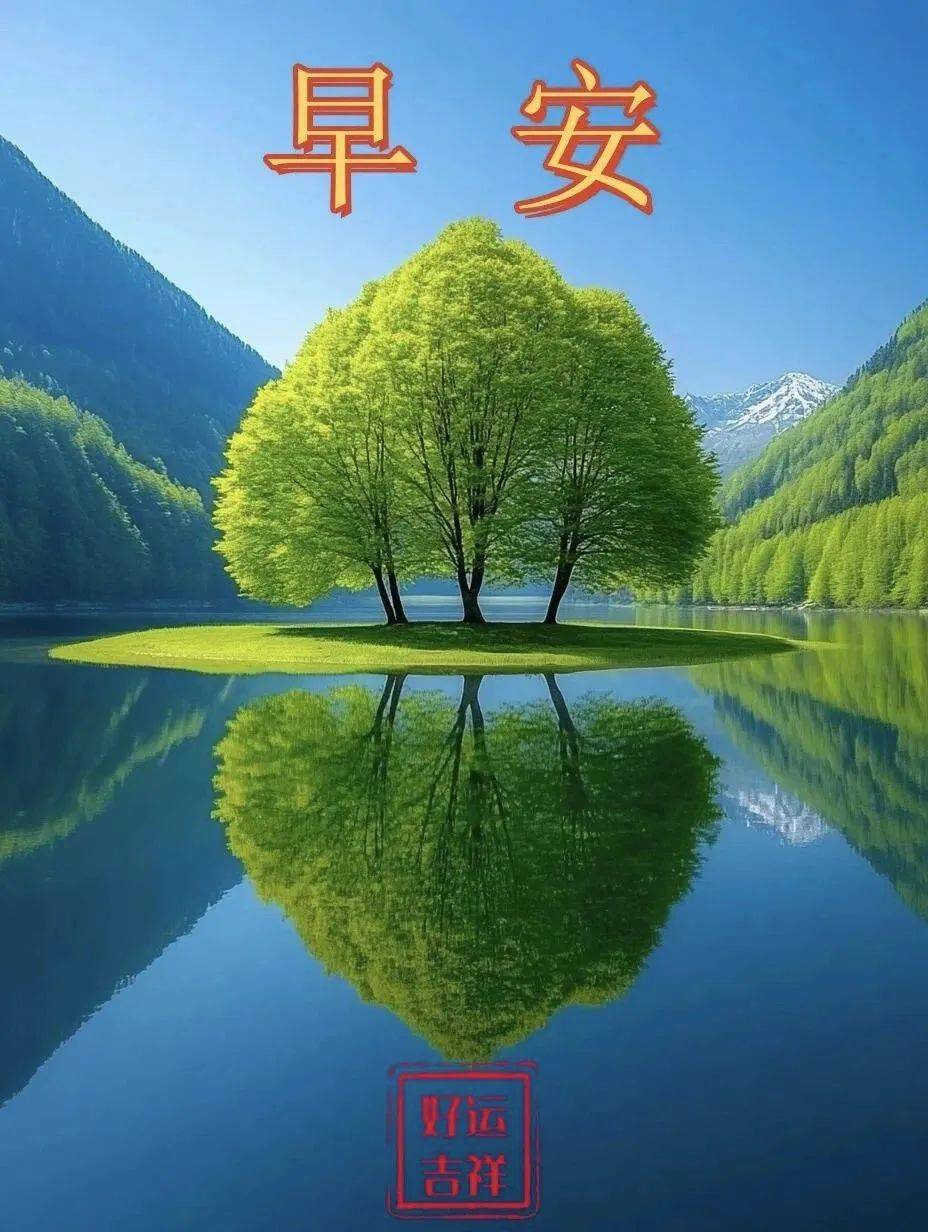 100张秋天早上好最新版早上好图片精选 早安祝福图片带字 漂亮祝福