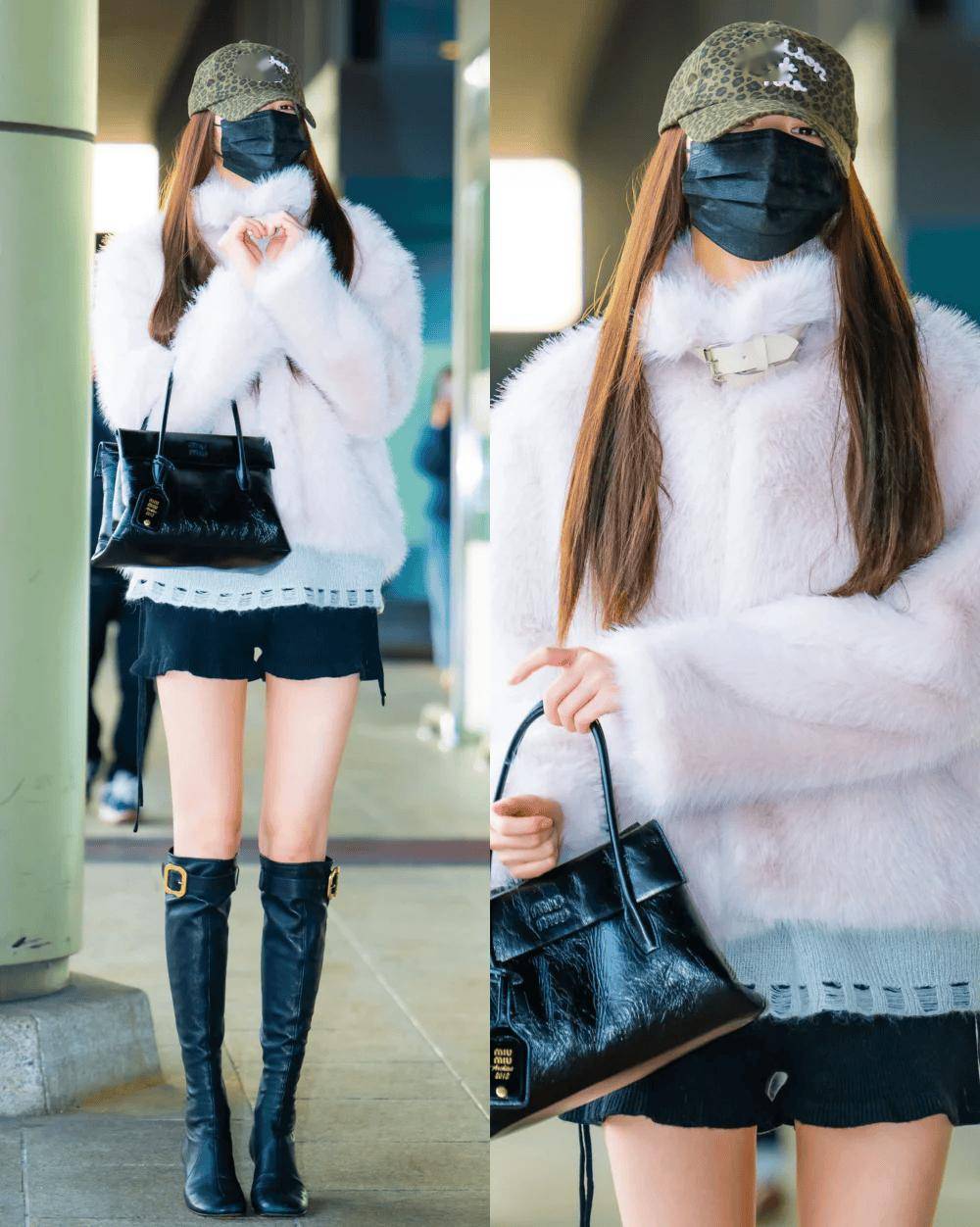 顶级女爱豆机场时尚引热议:身材比例真的堪称完美,即使穿平底鞋也高得像踩着高跟鞋 插图3 顶级女爱豆机场时尚引热议:身材比例真的堪称完美,即使穿平底鞋也高得像踩着高跟鞋 插图3