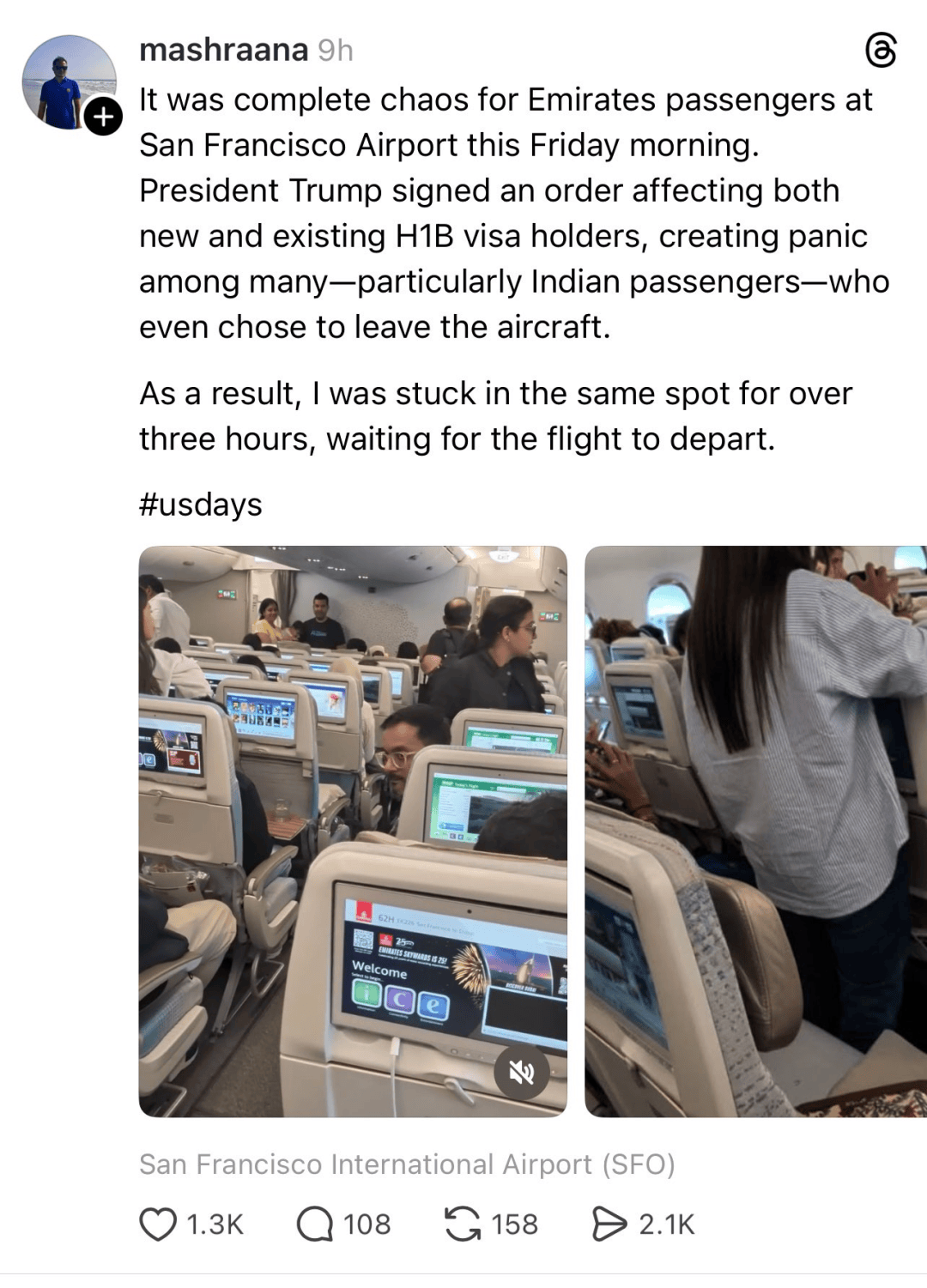 谷歌苹果强烈警告！H-1B员工出境，或一年回不了美国