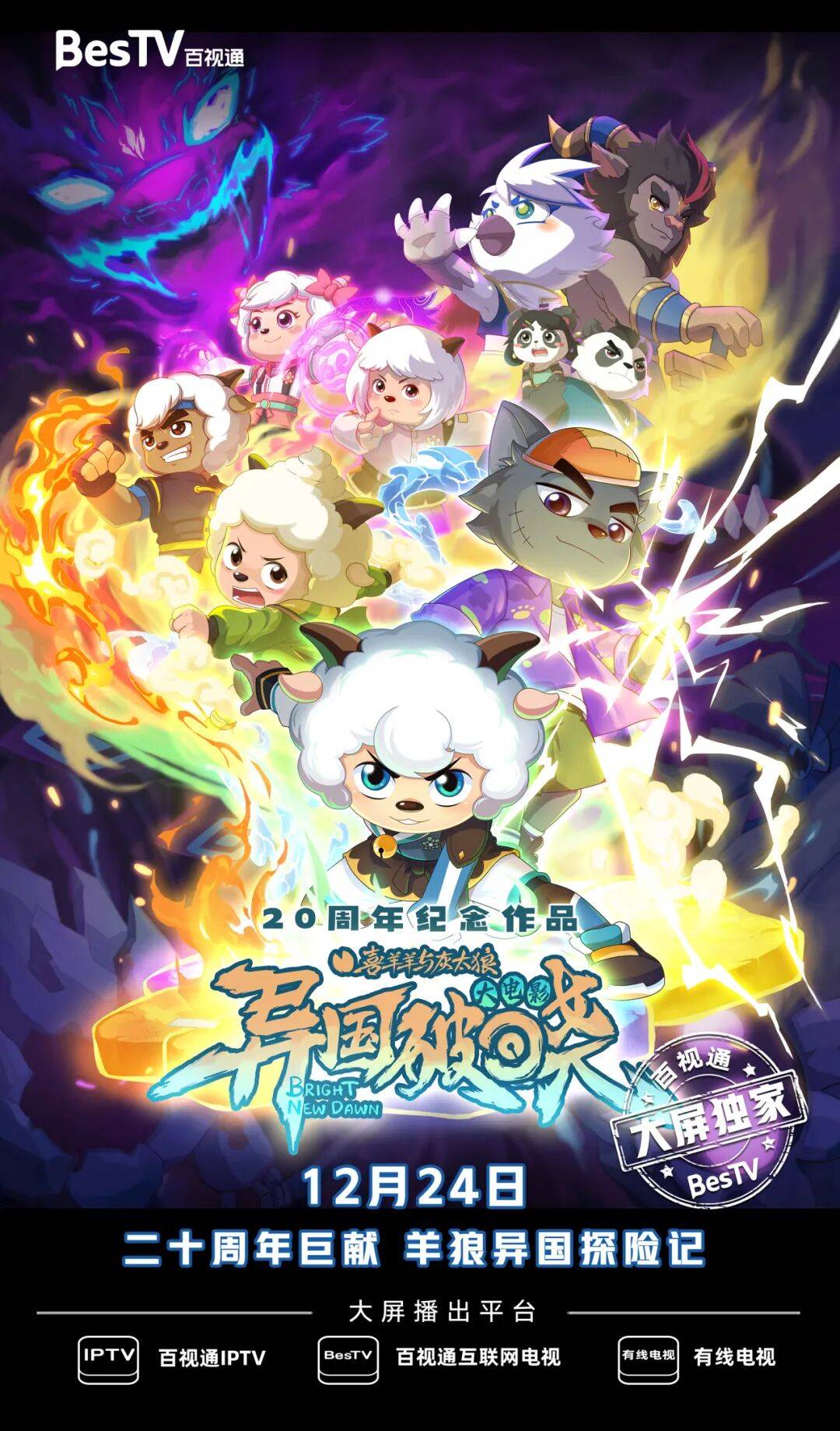 大屏独家】二十周年搞大事！喜羊羊灰太狼异国冒险开冲！_搜狐网