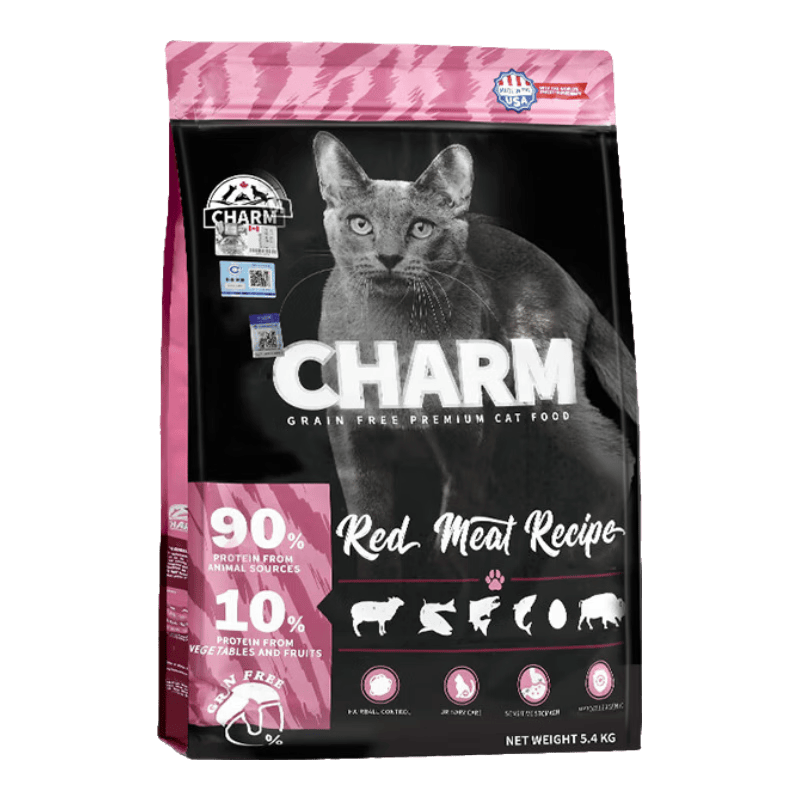 宠物也要吃得好!CHARM鲜羊肉猫粮 vs 诚实一口冻干猫粮,谁更值得你的爱猫?_猫咪_成分_营养