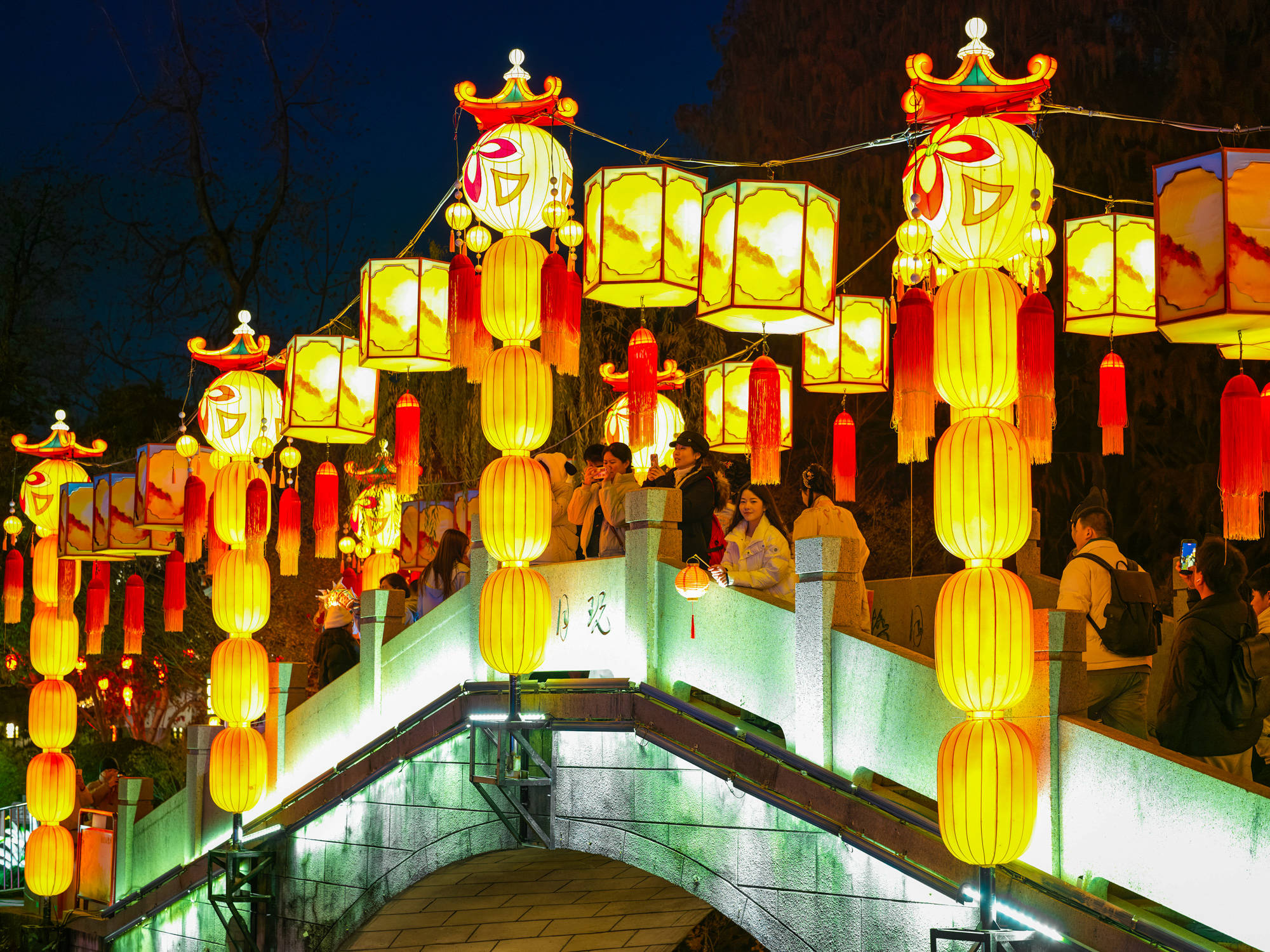 花灯璀璨迎新年