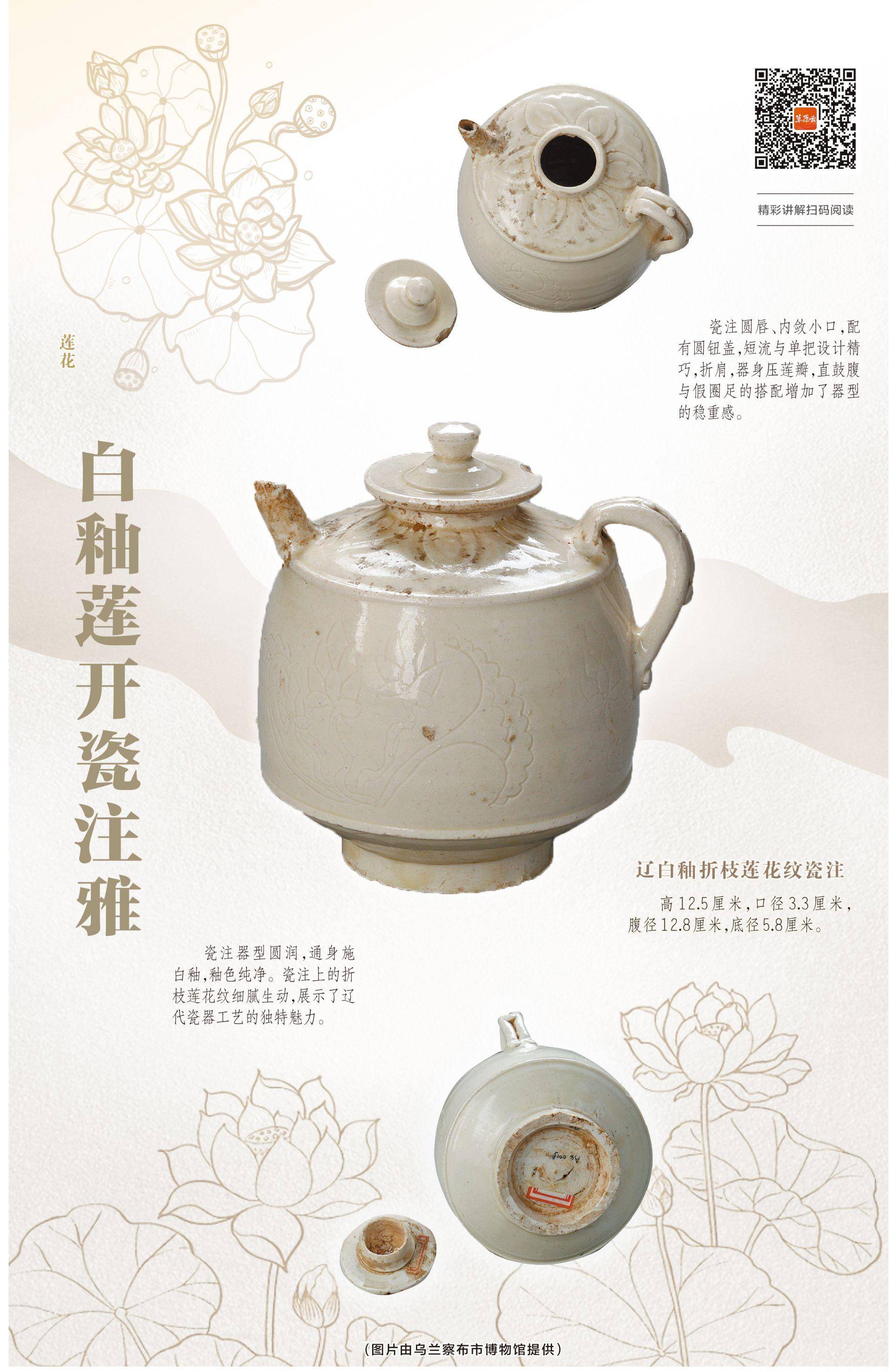 北疆文化·文物说丨白釉莲开瓷注雅_搜狐网