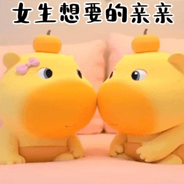 水豚噜噜可爱动图gif表情包