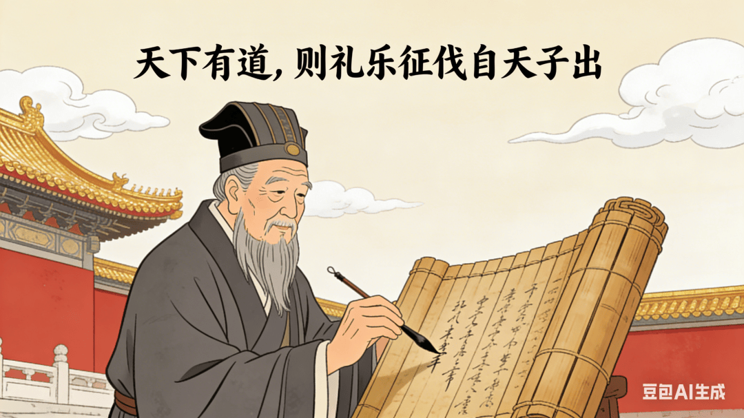 天下有道则心定 礼乐归正则道存--《论语》(连载327)_孔子曰_国家_诸侯