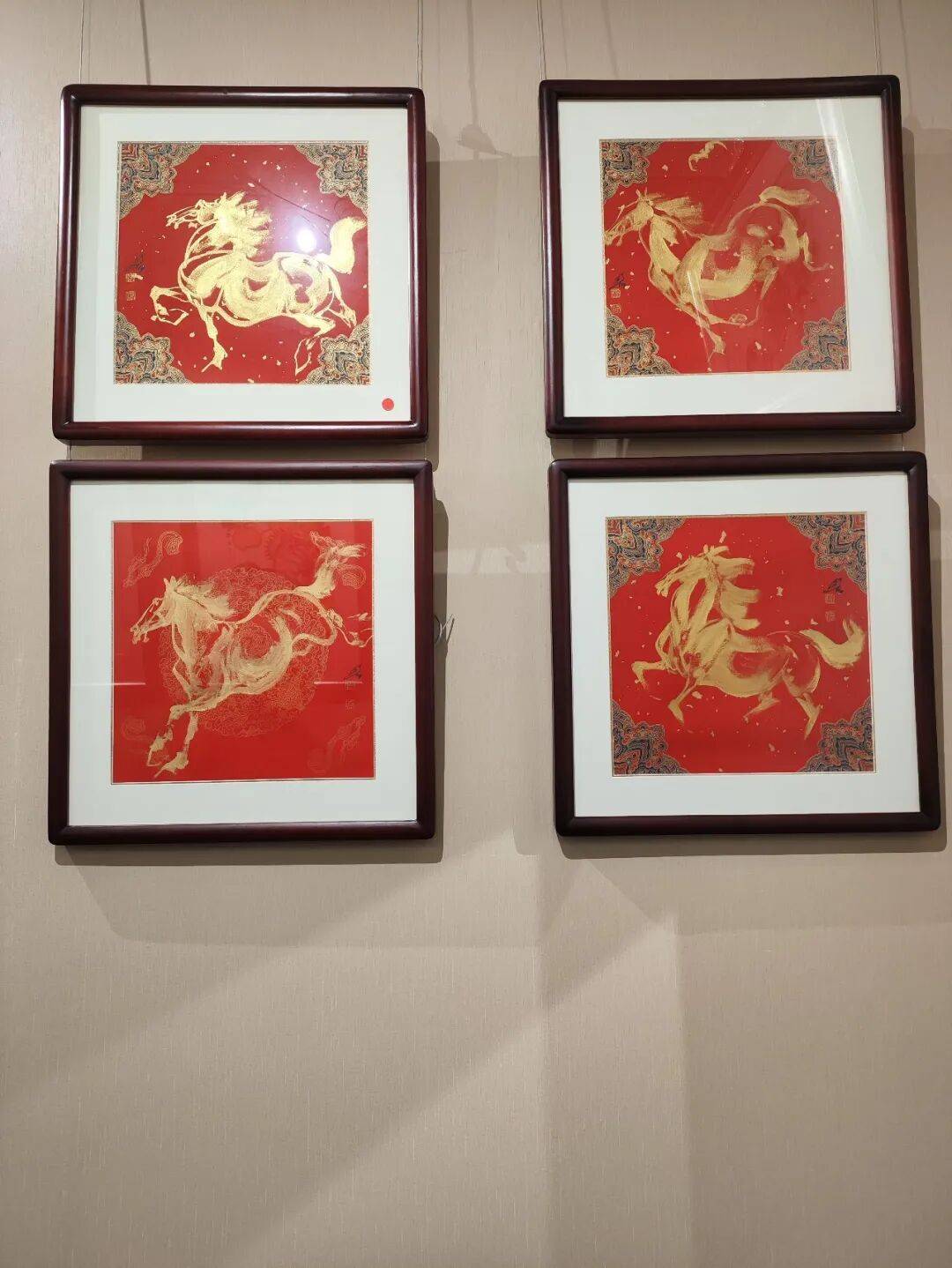 龙马精神》《马上有喜》《马上得利》《马上有喜》《福驹》《金骏图》