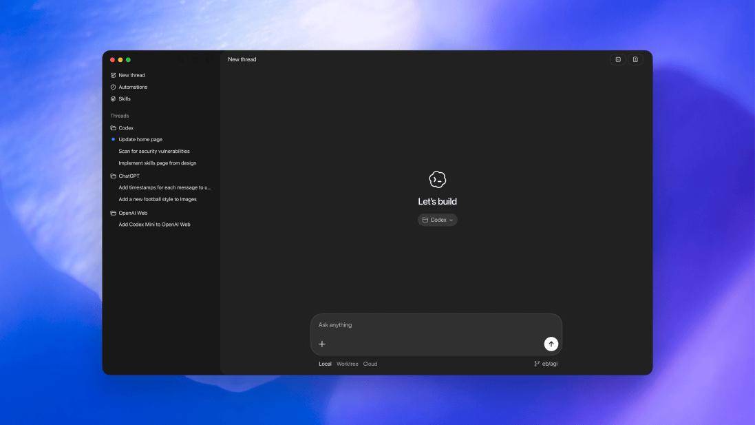 OpenAI推出macOS版Codex应用：整合智能体化开发逻辑
