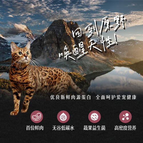 让你的猫咪享受CHARM鲜肉猫粮,告别挑食,轻松长肉!_肉类_营养_野性